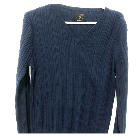 Men’s Guess V-Neck Shirt - Picture 1 of 4